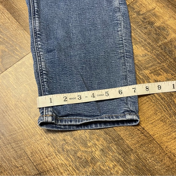 American Eagle Curvy Mom Jeans Women's Size 14 Distressed Stretch - Picture 5 of 10